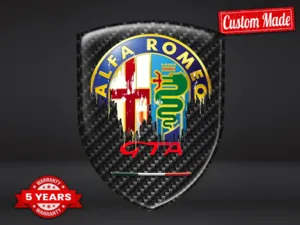 Alfa Romeo Etichetta Impermeabile Resistente Limitata Universale